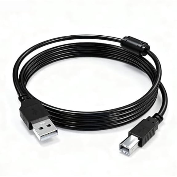 Akai MPK Mini USB Cable 10FT, MIDI Controller Cable Compatible for MPK Mini MK3/MK2/Play, APC Series, MPD218, High Speed USB 2.0 Type A to B