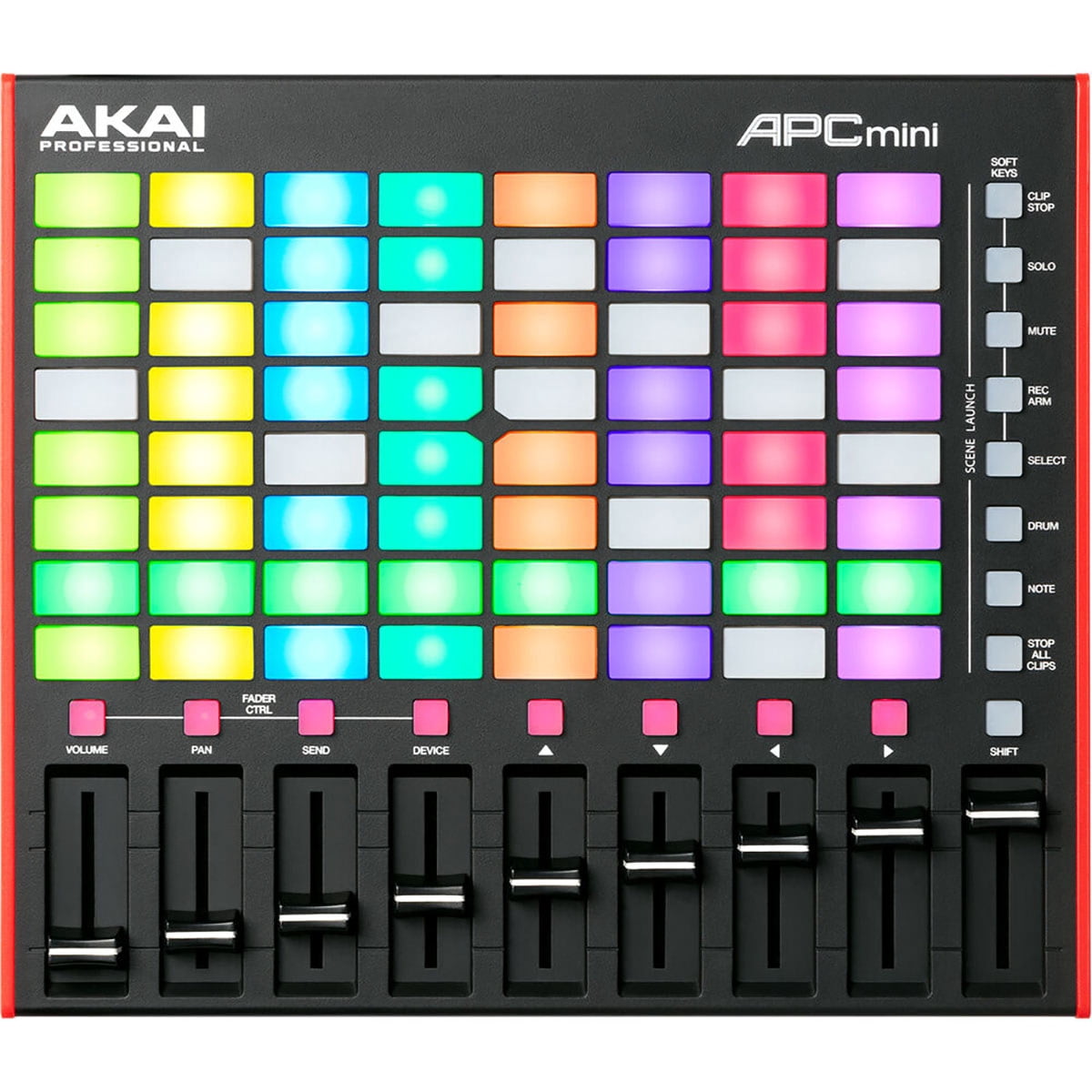 AKAI APC mini MIDIコントローラー ほぼ新品 Akai Professional APC Mini MK2 USB MIDI Controller, 64 RGB Pads, 9