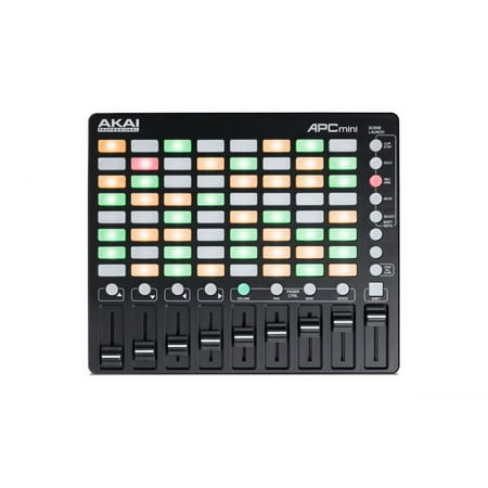 Akai Professional APC Mini Portable USB Controller for Ableton Live with 64-Clip Buttons