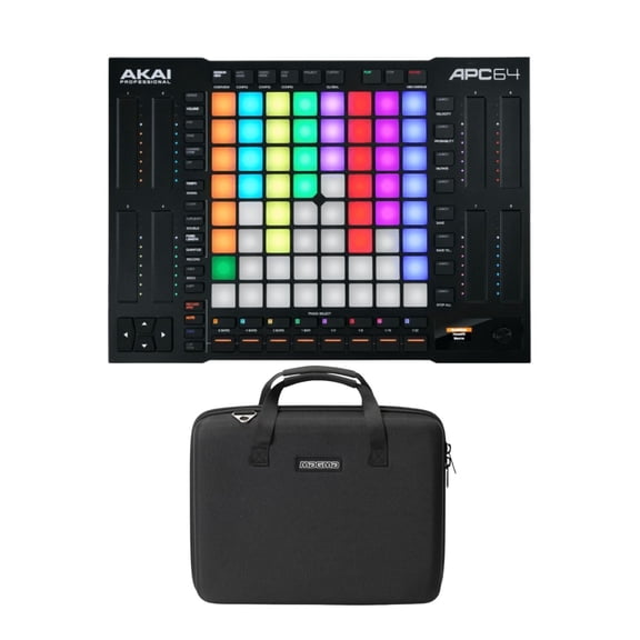 Akai Professional APC64 USB Ableton MIDI Controller Bundle with Magma CTRL Case (2 items)