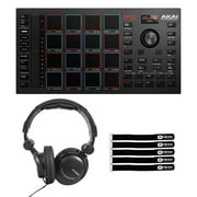 وحدة تحكم في إنتاج الموسيقى من Akai Professional MPC STUDIO 2 مع حزمة سماعات DJ لأداء Stingray