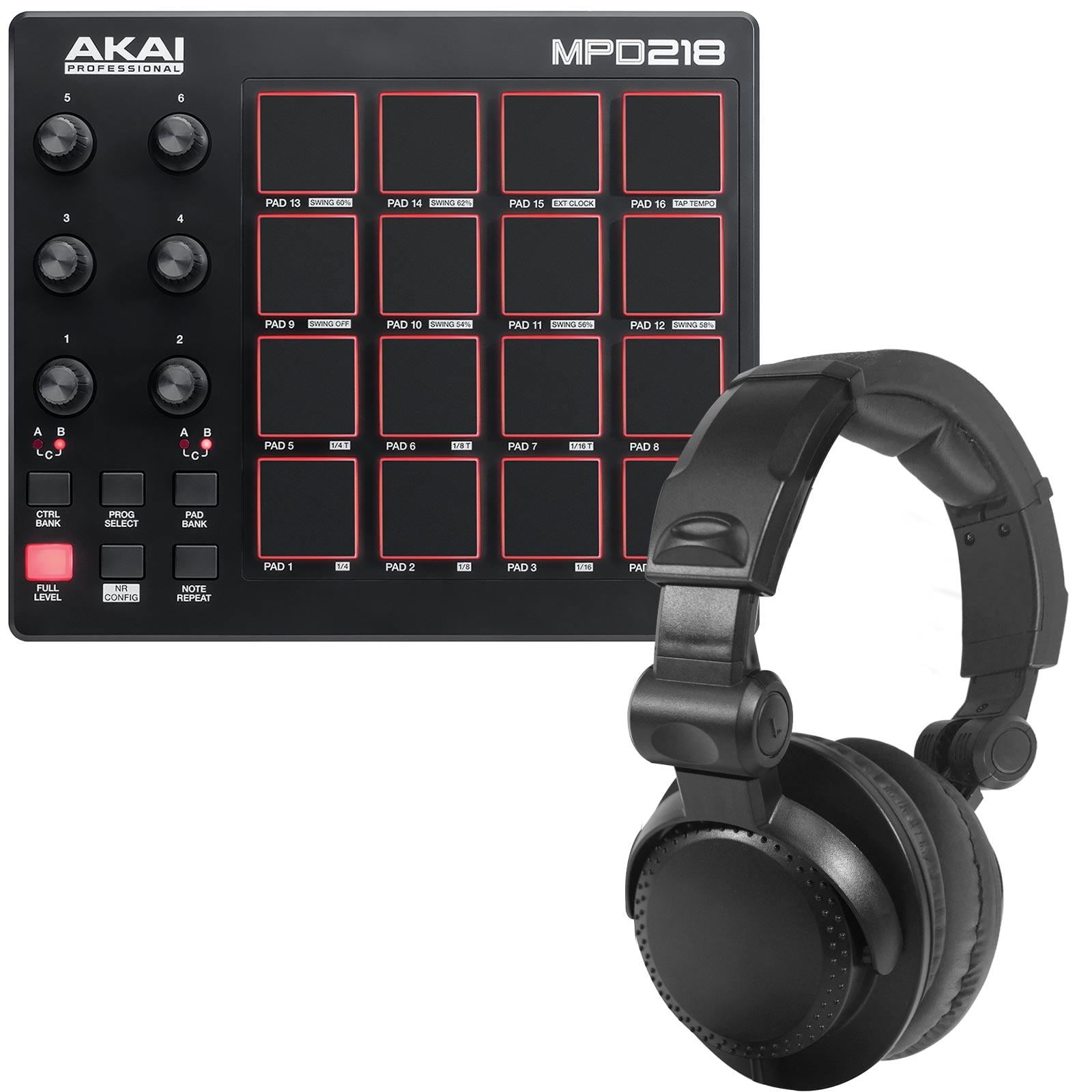 Akai Professional MPD218 Pad Controller with Collapsible