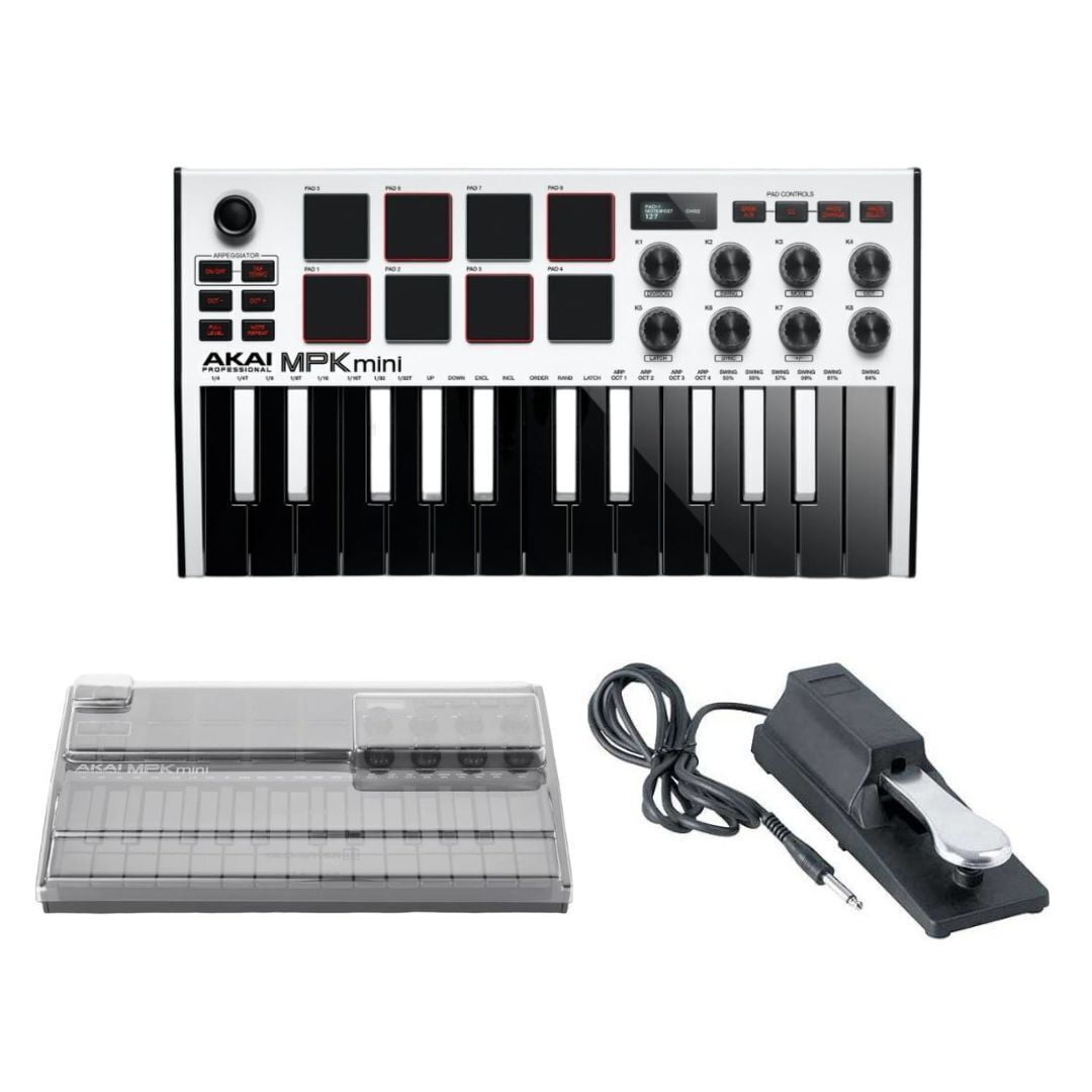 Akai Professional MPK Mini MK III 25key White MIDI Keyboard Controller