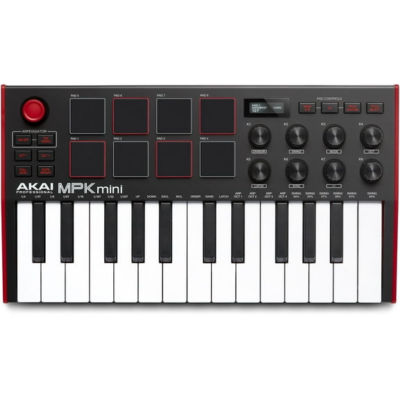 Akai Professional MPK Mini MK3 | 25 Key USB MIDI Keyboard Controller