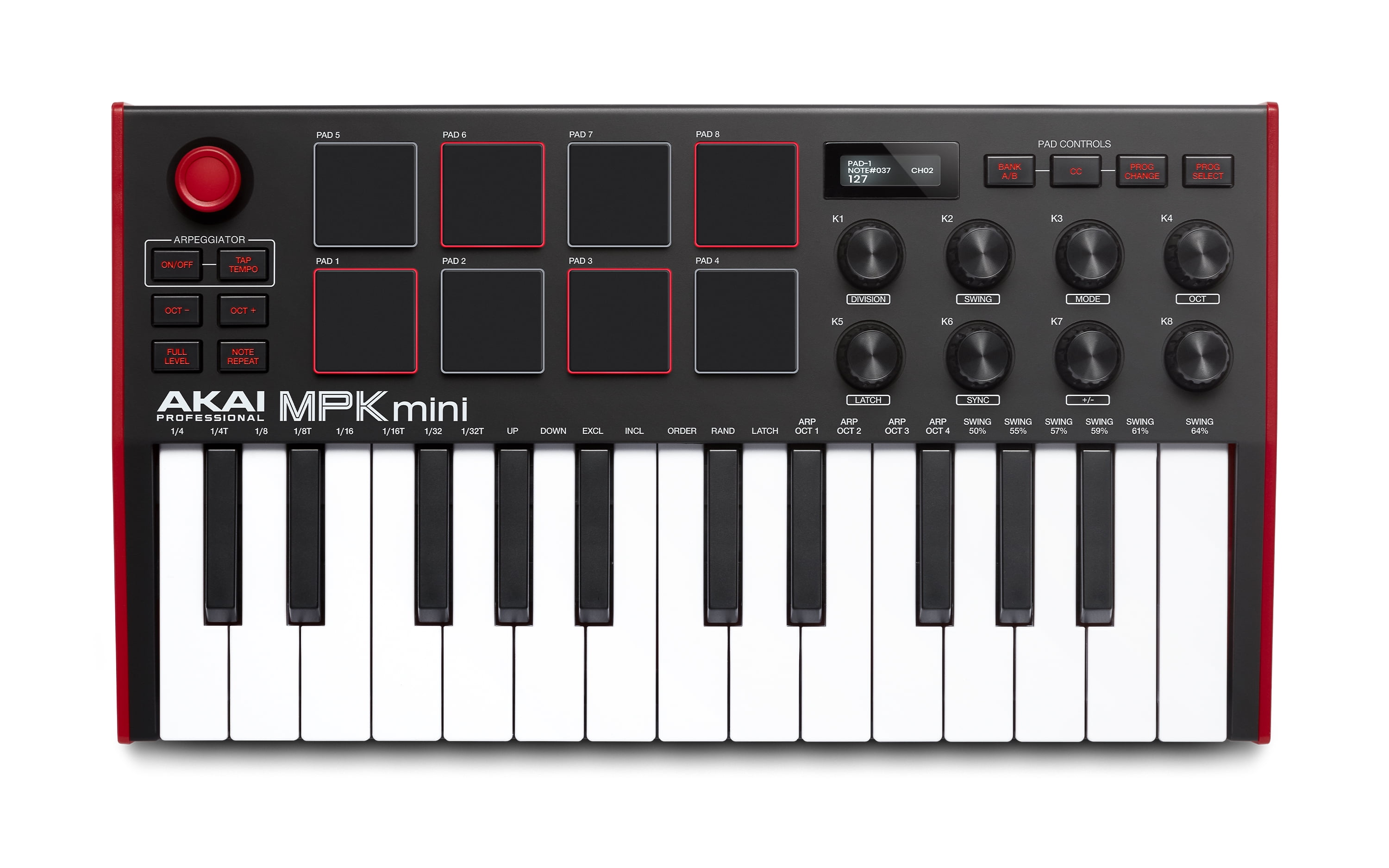 AKAI professional USB MIDIキーボードコントローラー …-