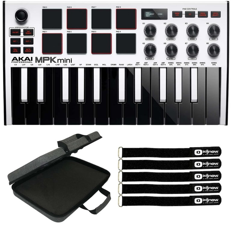 Akai Professional MPK Mini MK3 White Keyboard and Pad Controller Akai Professional MPK Mini MK3 White Keyboard and Pad Controller