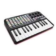 Akai Professional USB MIDI Keyboard Controller 25 Keys with 40 RGB Pads and 8 Rotary Knobs with Ableton Live Lite APC Key 25 MK2 Black