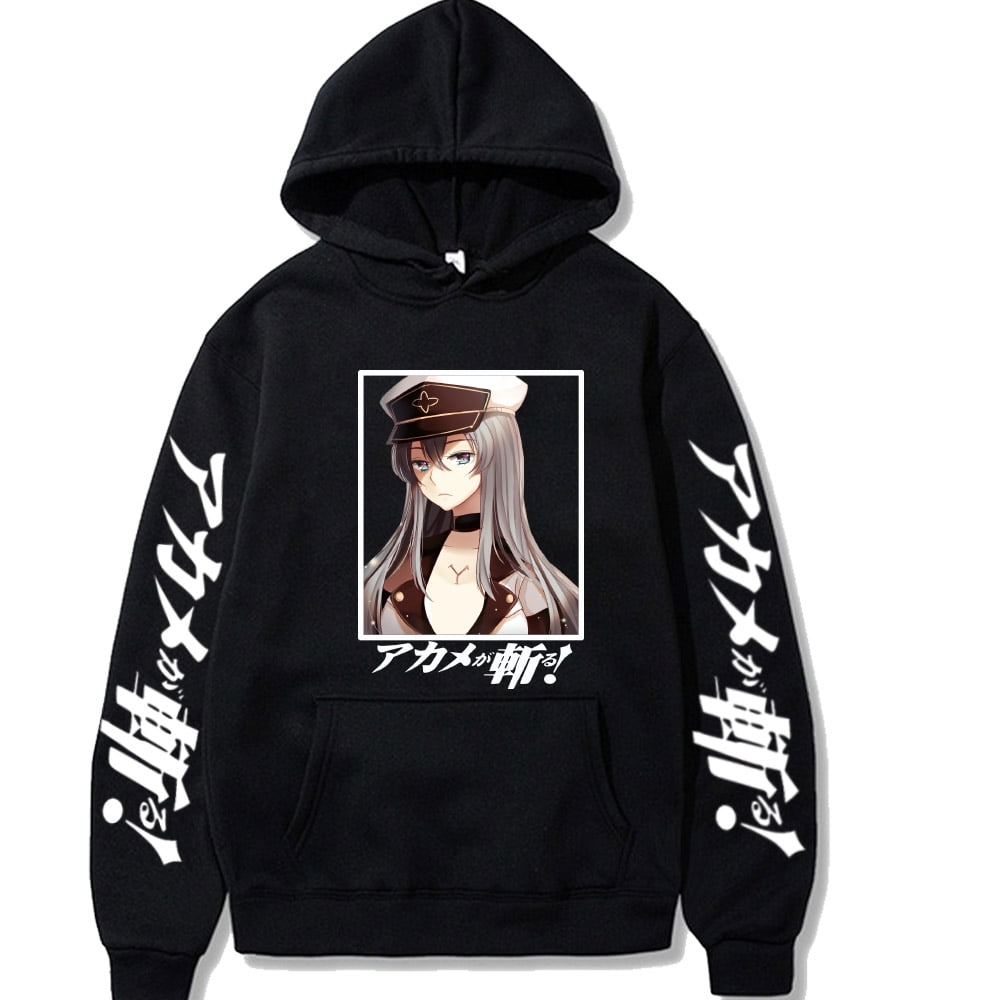 Akame Ga Kill Hooded Sweatshirts Manga Anime Pullover Unisex Winter Long Sleeve Walmart