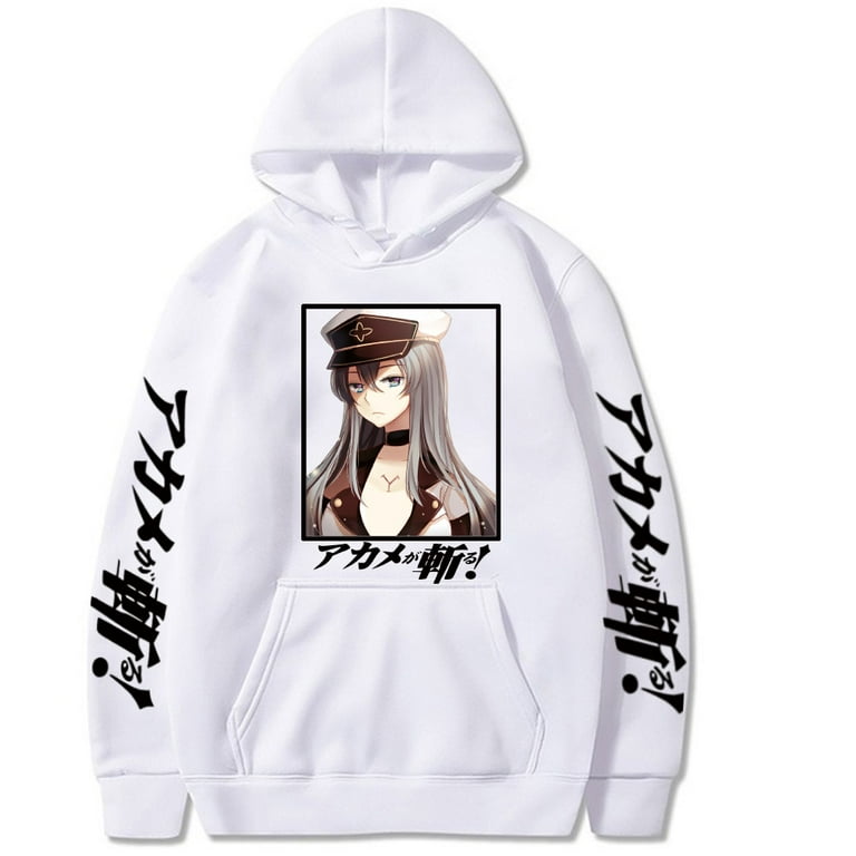 Akame Ga Kill Hooded Sweatshirts Manga Anime Pullover Unisex