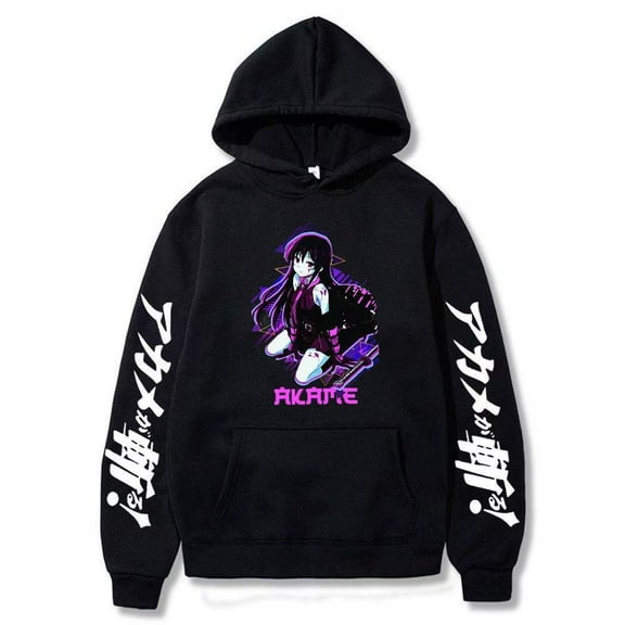 Akame Ga Kill Hoodie Men's And Women's Long Sleeve Anime Printed Sportswear Casual Hoodie