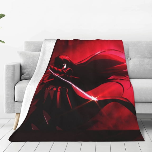 Akame Ga Kill Kids Adults Ultra-Soft Micro Fleece Blanket Throw All Season Fuzzy Lightweight Throw Blankets For Office Company Home Couch Bed Sofa 50"X40"