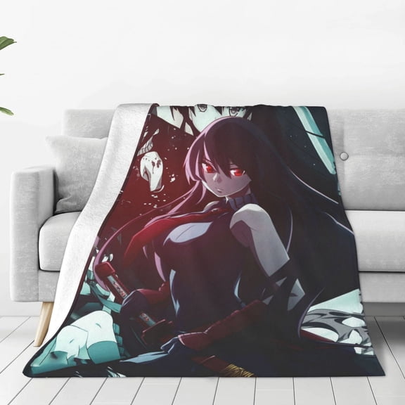 Akame Ga Kill Kids Adults Ultra-Soft Micro Fleece Blanket Throw All Season Fuzzy Lightweight Throw Blankets For Office Company Home Couch Bed Sofa 50"X40"