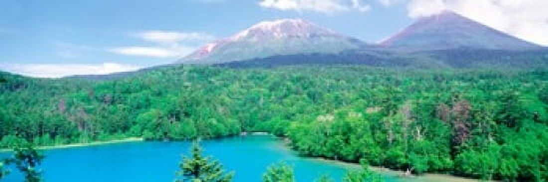 Akan-Fuji Hokkaido Japan Canvas Art - Panoramic Images (36 x 12)