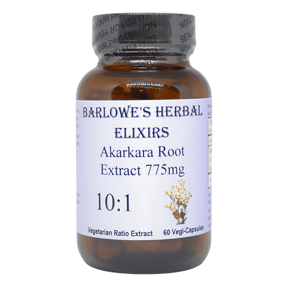 Akarkara | 10:1 Root Extract | Ancyclus Pyrethrum | Male Hormone Support | 60 Vegi Capsules
