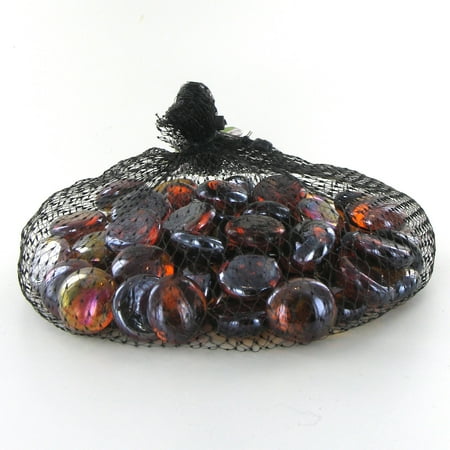 Panacea Decorative Amber Glass Loose Gemstone, 10 oz