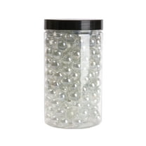 Akasha Decorative Clear Glass Marbles 38 oz. Jar