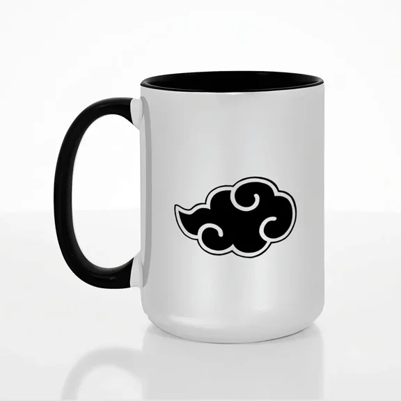 Akatsuki Cloud Ceramic Coffee Mug 11 15 oz Anime Merch For Ninja Fans Tea Cup Portable Drinkware