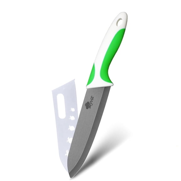 Akatsuki Home 6-inch Ceramic Knife Black Kitchen Rustproof Fruit Cutting Paring Knife with Cover Vegetable Knife Cooking Tool