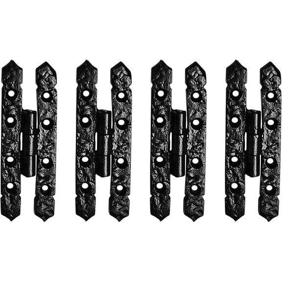 Akatva Cabinet Hinge Set - 4-Piece Cabinet Hinges for Wooden and Metal Cabinets, Cabinets - Antique Iron Cabinet Door Hinges Hardware Kit -Outdoor Cabinet Door Hinge Set