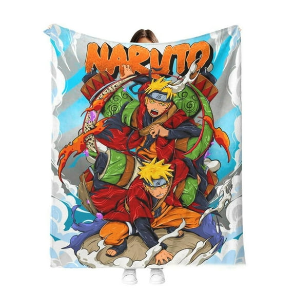 Akaza Flannel Fleece Bed Blanket Cool Anime Sofa Office Picnic Travel Lightweight Conditioning Blanket 60x80 Akaza-3