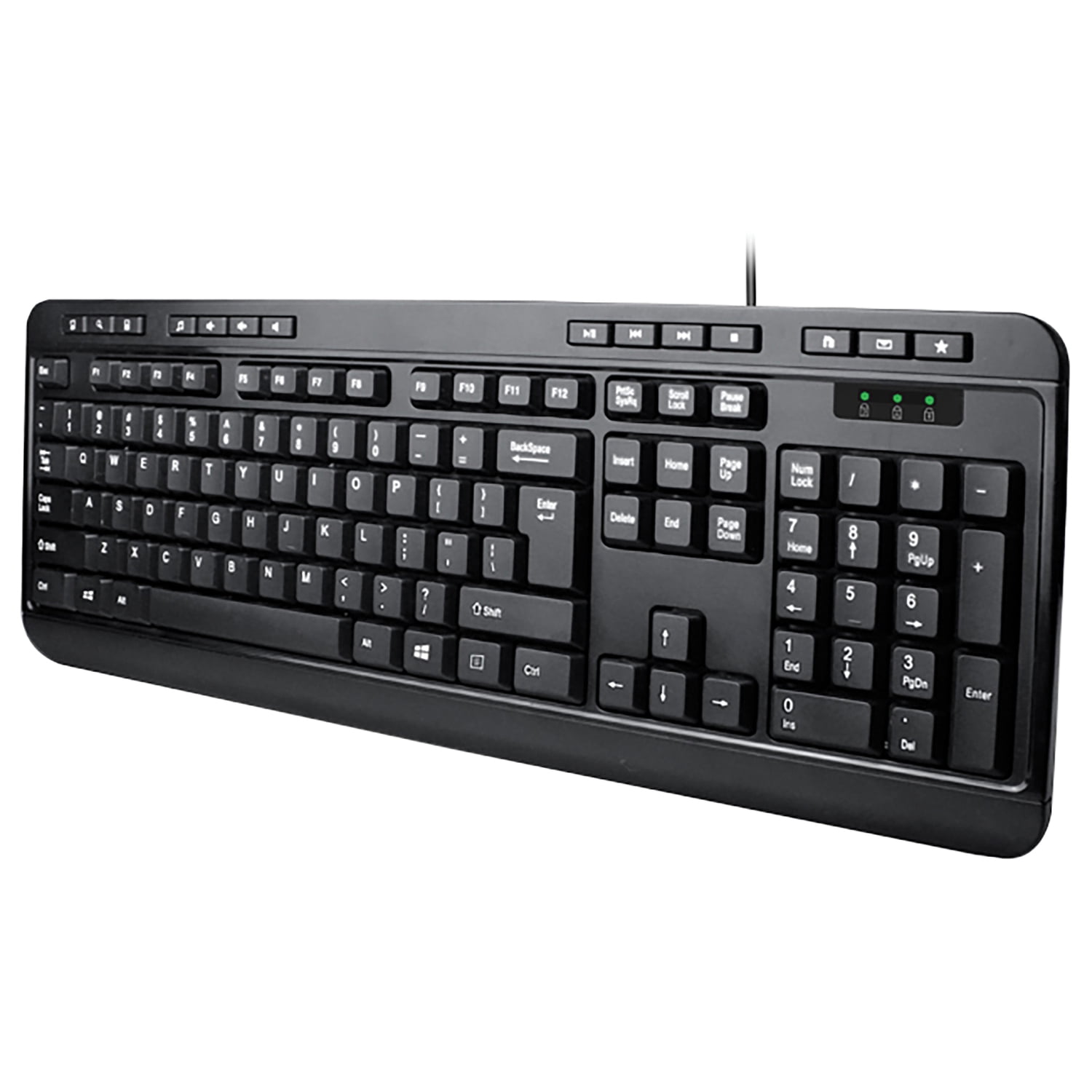 AKB132UB 118-Key MM Desktop USB Keyboard, Black AKB132UB 118-Key MM Desktop USB Keyboard, Black
