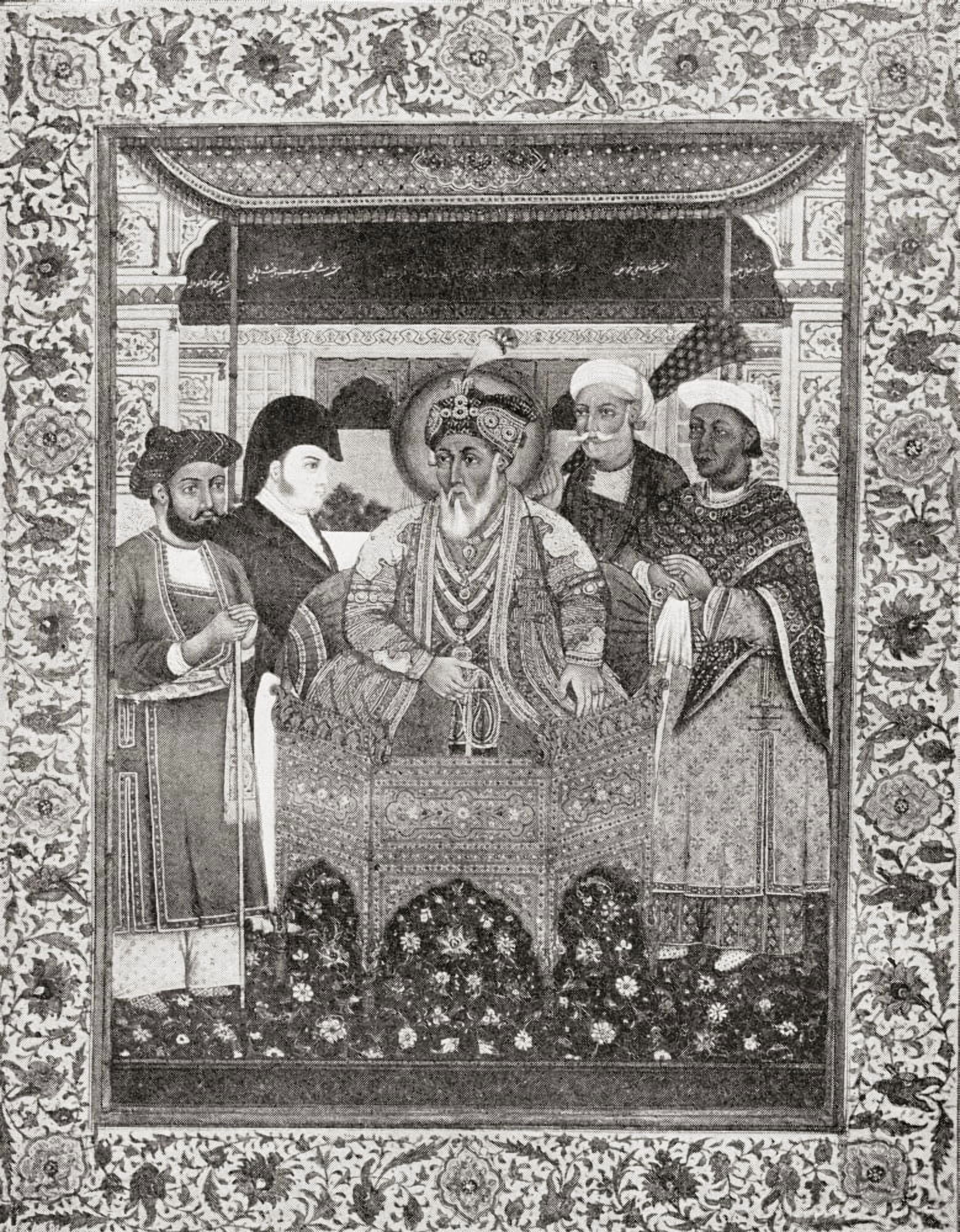 Akbar Shah Ii Aka Mirza Akbar 1760 Canvas Art - Ken Welsh Design Pics (24 x 32)