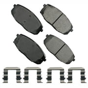 Akebono ACT1397A ProACT Ultra Premium Ceramic Pads Fits select 2013-2016 KIA SOUL