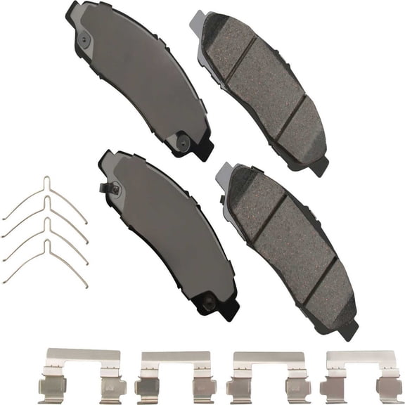 Akebono Performance ACT1896 Akebono ProACT Ultra Premium Ceramic Disc Brake Pad Kit, precision-cut