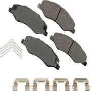 Akebono Performance ACT2089 Akebono ProACT Ultra Premium Ceramic Disc Brake Pad Kit, precision-cut