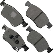 Akebono ACT2115 ProACT Ultra Premium Ceramic Disc Brake Pad Kit, precision-cut pressure plates