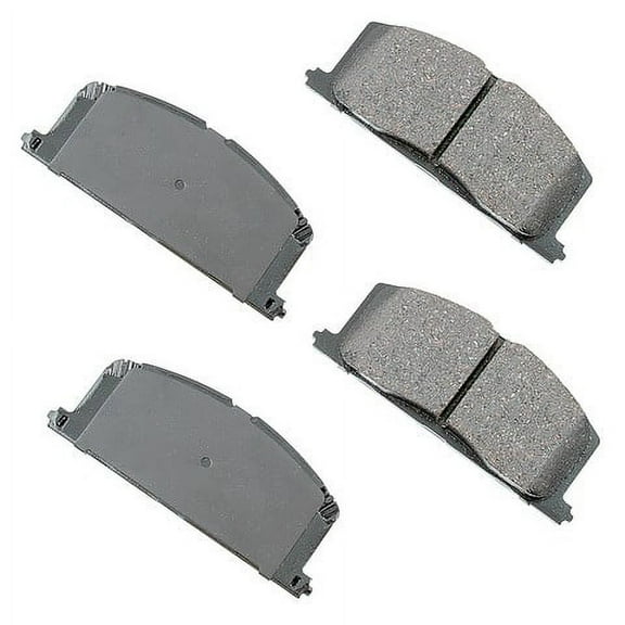 Akebono ACT242 Disc Brake Pad Kit Fits select: 1988-1992 TOYOTA COROLLA, 1983-1998 TOYOTA TERCEL