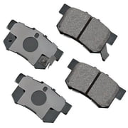 Akebono ACT536 Disc Brake Pad Kit Fits select 2002-2004 HONDA CR-V, 2006 ACURA 3.2TL