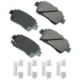 thumbnail image 1 of Akebono ACT822B Disc Brake Pad Kit Fits select: 2012-2015 TOYOTA SCION IQ, 1 of 4