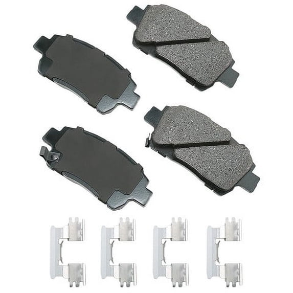 Akebono ACT822B Disc Brake Pad Kit Fits select: 2012-2015 TOYOTA SCION IQ