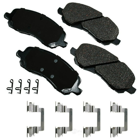 Akebono ACT866 Proact Ultra Premium Ceramic Disc Brake Pad kit Fits select: 2007-2017 JEEP PATRIOT, 2011-2014 CHRYSLER 200