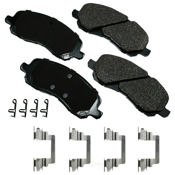 Akebono ACT866 Proact Ultra Premium Ceramic Disc Brake Pad kit Fits select: 2007-2017 JEEP PATRIOT, 2011-2014 CHRYSLER 200