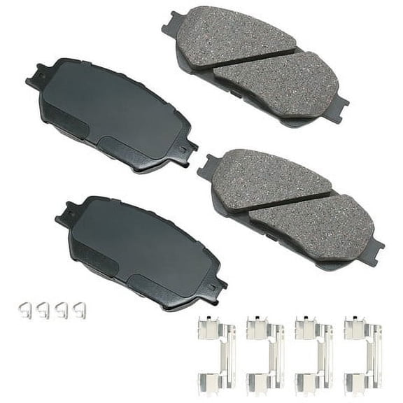 Akebono ACT908B Disc Brake Pad Kit Fits select: 2009-2013 LEXUS IS, 2006 LEXUS GS