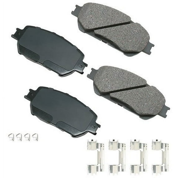 Akebono ACT908B Disc Brake Pad Kit Fits select: 2009-2013 LEXUS IS, 2006 LEXUS GS