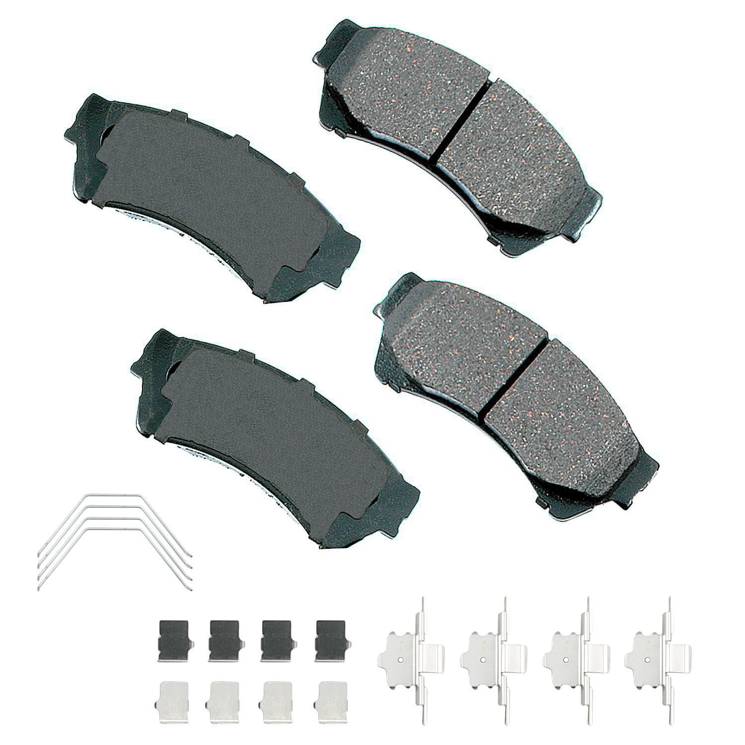 Akebono ASP1164A Disc Brake Pad Kit Fits select 20062012 FORD FUSION