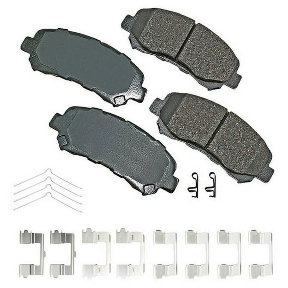 Akebono ASP1338A Disc Brake Pad Kit Fits select: 2009-2014,2016-2020 NISSAN MAXIMA