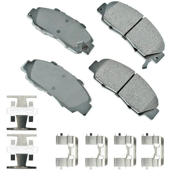 Akebono ASP503A Disc Brake Pad Kit Fits select: 1997-2001 HONDA CR-V, 1991-2002 HONDA ACCORD