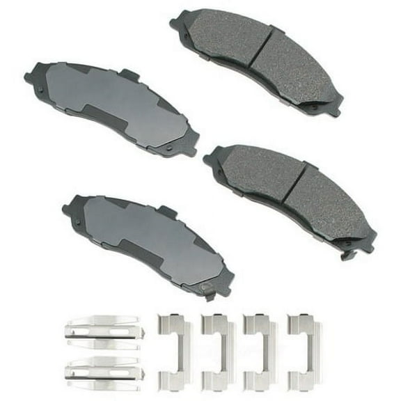 Akebono ASP731A Disc Brake Pad Kit Fits select: 1997-2005,2006-2008 CHEVROLET CORVETTE