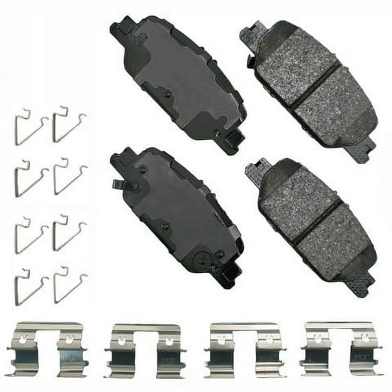 Akebono Brakes ACT2037 ProACT Disc Brake Pads Honda: CR-V 2019-17