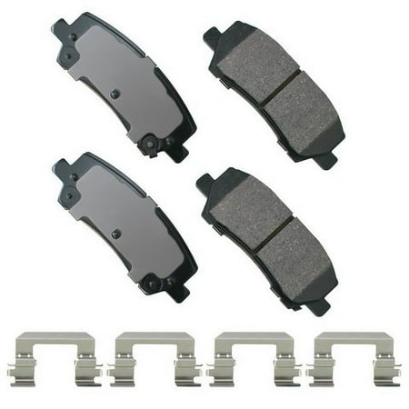 Akebono Disc Brake Pad Kit ACT1810 Fits select: 2015-2021 FORD MUSTANG, 2022 FORD MUSTANG GT