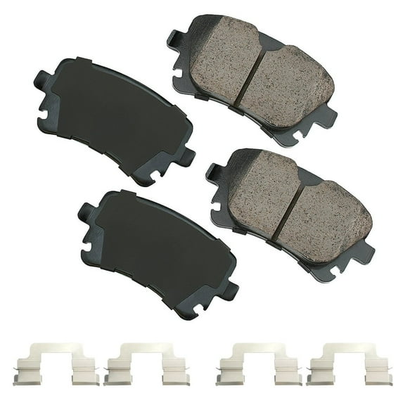 Akebono EUR1018B Disc Brake Pad Kit Fits select: 2009-2017 AUDI Q5, 2002-2016 AUDI A4