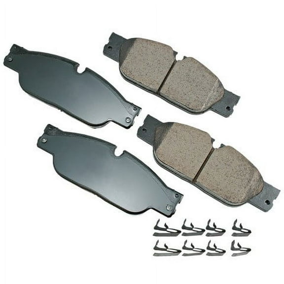 Akebono EUR1065 Disc Brake Pad Kit Fits select: 2003 JAGUAR S-TYPE, 2004-2005 JAGUAR XJ8