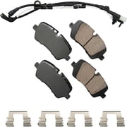 Akebono EUR1692A Euro Ultra Premium Ceramic Disc Brake Pad Set Fits Land Rover Range Rover Sport HSE 2018-2020, Land Rover Defender 2020-2022