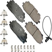 Akebono EUR1894 EURO Ultra Premium Ceramic Disc Brake Pad Kit