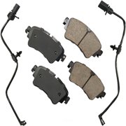 Akebono EUR1898 Euro Ultra Premium Ceramic Pads Fits select 2018-2020 AUDI Q5 PREMIUM PLUS, 2019-2020 AUDI A6 PREMIUM PLUS