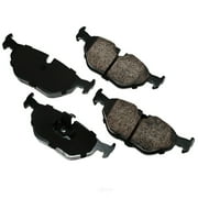 Akebono EURO Ultra-Premium Brake Pad Set, Ceramic Fits select 1997-2000 BMW 528, 2001-2003 BMW 530